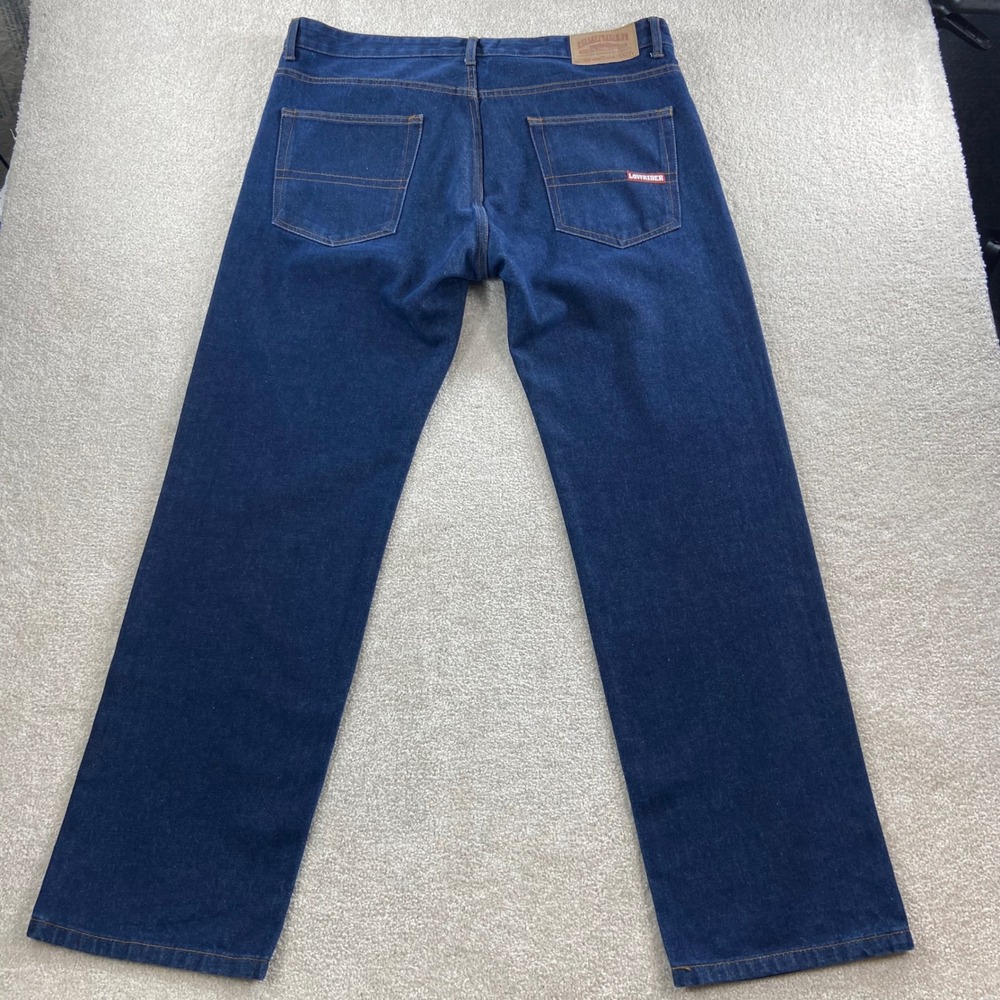Lowrider The Boulevard Classic Jeans Mens 38x32 Dark Wash Straight Leg Denim